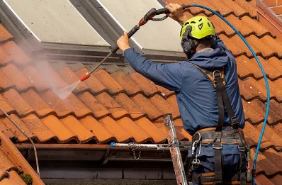 Démoussage et hydrofuge de toiture à Négreville